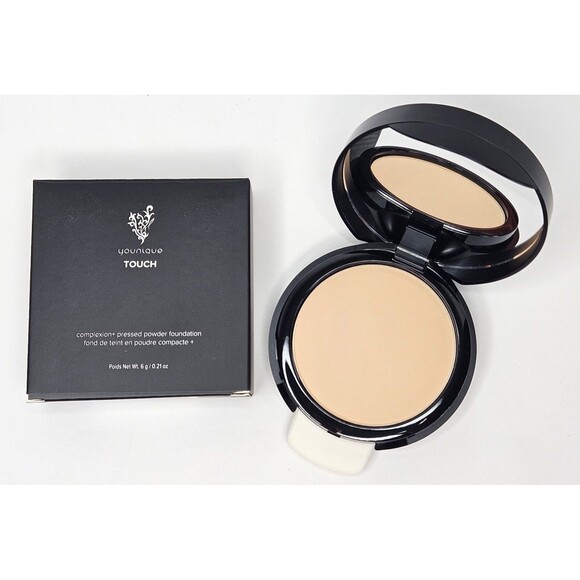 Younique Touch Complexion+ Pressed Powder Foundation Velour .21oz New in Box - Picture 1 of 7